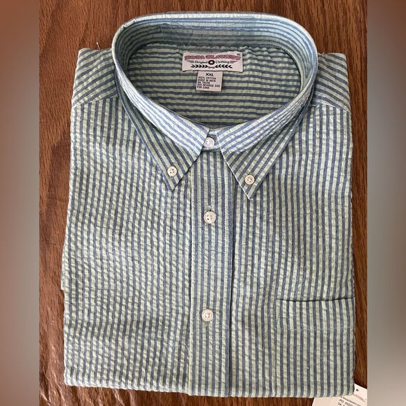 NWT- Boca Classics - button down short sleeve shirt- XXL - Picture 1 of 7